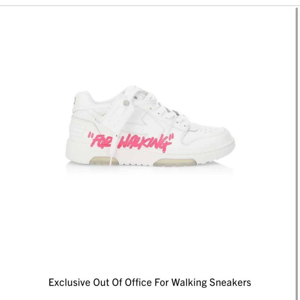 OFF WHITE OUT OF OFFICE “FOR WALKING” SNEAKER